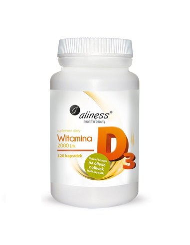 Vitamina D3 2000 UI, 120 capsule