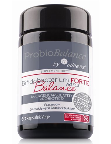 ProbioBalance, Bifidobacterium Forte Balance 20 mld., 60 capsule vegetali.