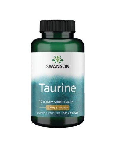 Taurina 500 mg, 100 capsule